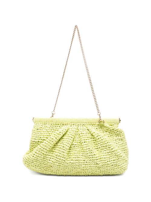 Borsa donna Emme Marella pochette in rafia lime EMME Marella | PAPRICA005